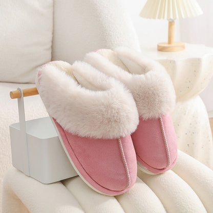 Winter Warm Plush Non-Slip House Slippers