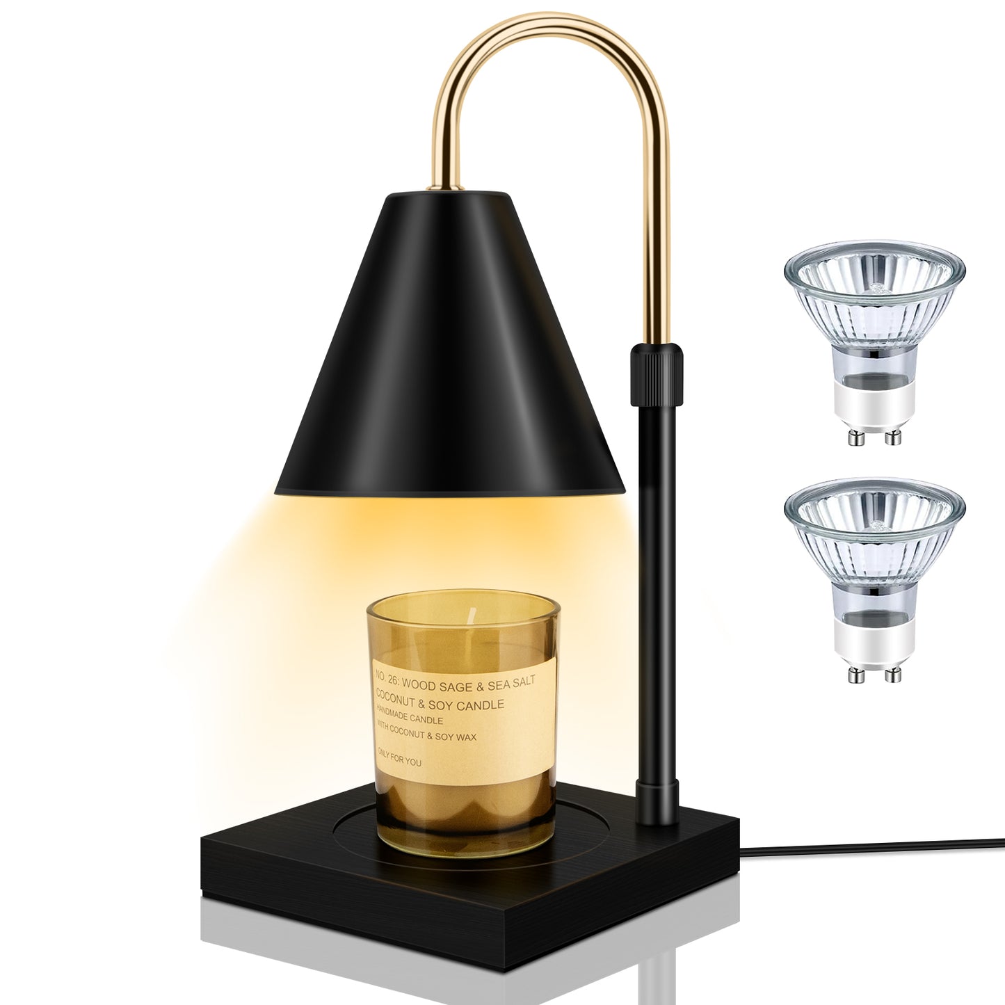 Smart Candle Warmer - Dimmable and Adjustable Height