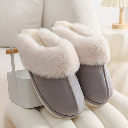 Winter Warm Plush Non-Slip House Slippers