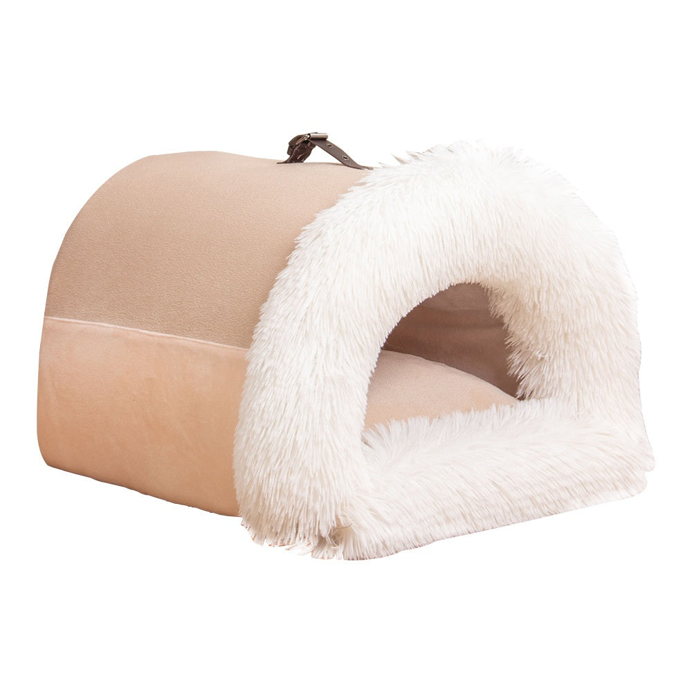 Plush Pet Bed for Cats and Dogs