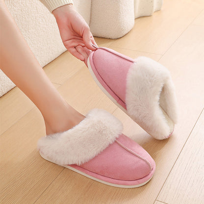 Winter Warm Plush Non-Slip House Slippers