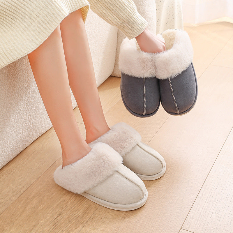 Winter Warm Plush Non-Slip House Slippers